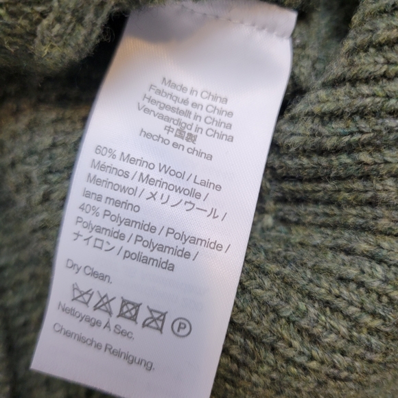 J Crew Mens Grandpa Cardigan Rugged Merino Wool Blend SZ S - Picture 9 of 14